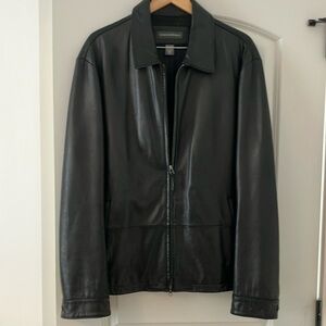 Vintage Banana Republic Men’s Leather Jacket